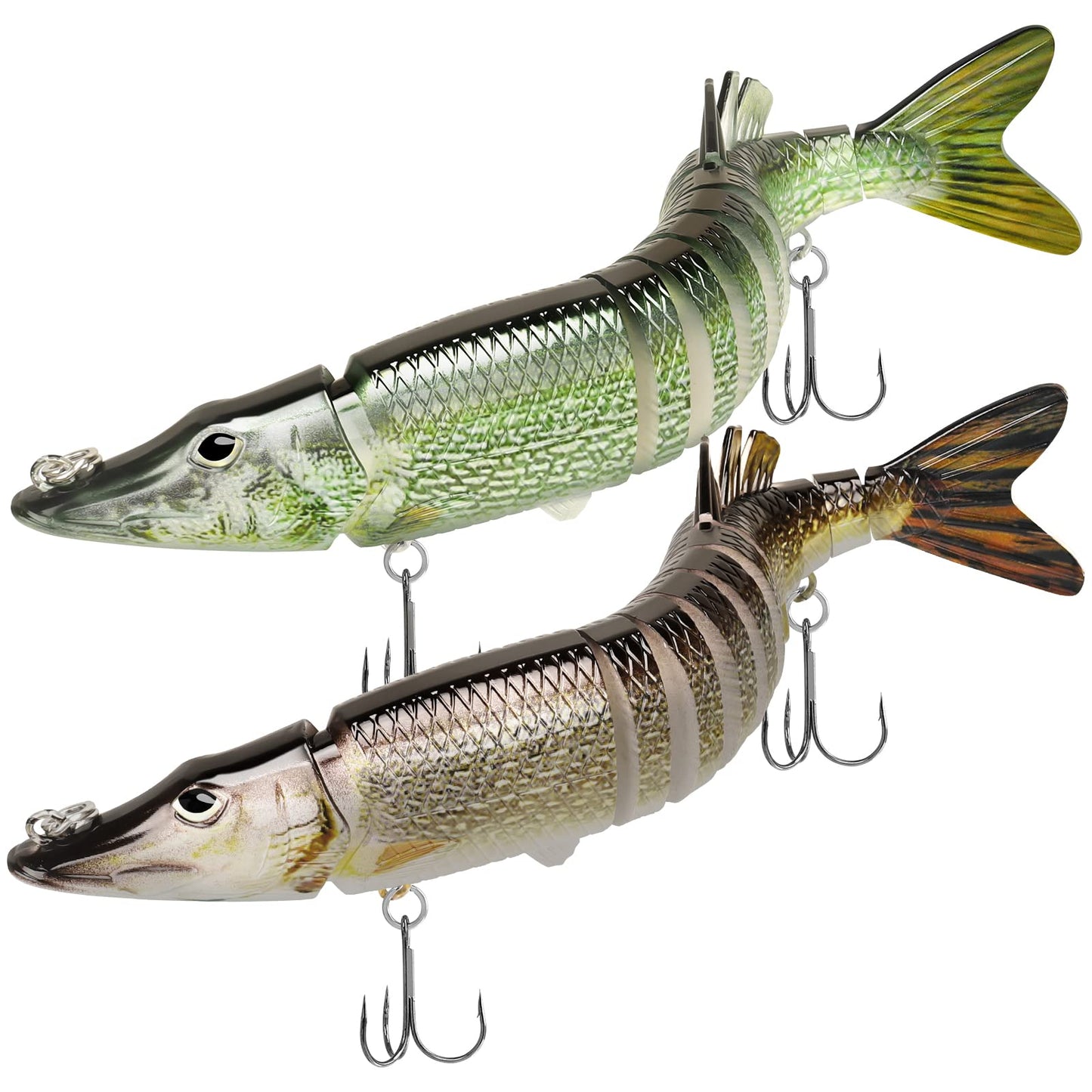TRUSCEND Swimmax for Freshwater and Saltwater, Lifelike Fishing Lures for Bass Trout Crappie Walleye Pike Bluegill Salmon, Swimbait for Bass Fishing, Amazing Fishing Gear Gifts for Family Fishing