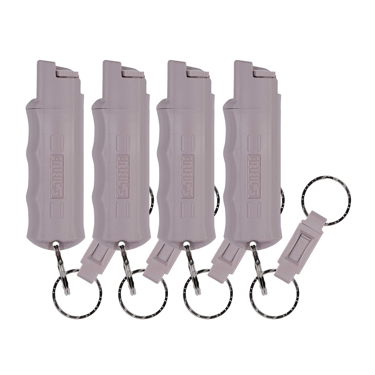 SABRE Pepper Spray, Maximum Police Strength OC Spray, Quick Release Keychain for Easy Carry and Fast Access, Finger Grip for More Accurate and Faster Aim, 0.54 fl oz, Secure and Easy to Use Safety