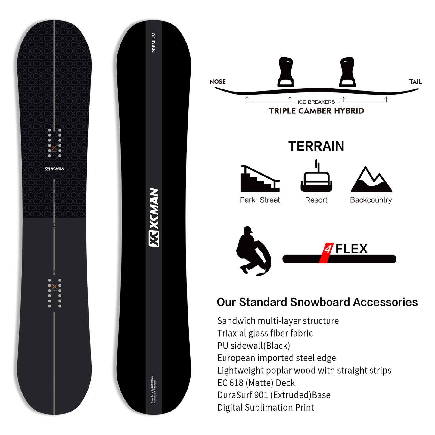 Snowboard ASPECT style Black Mars  with your logo CUSTOM SNOWBOARD OEM MANUFACTURER LOW MOQ