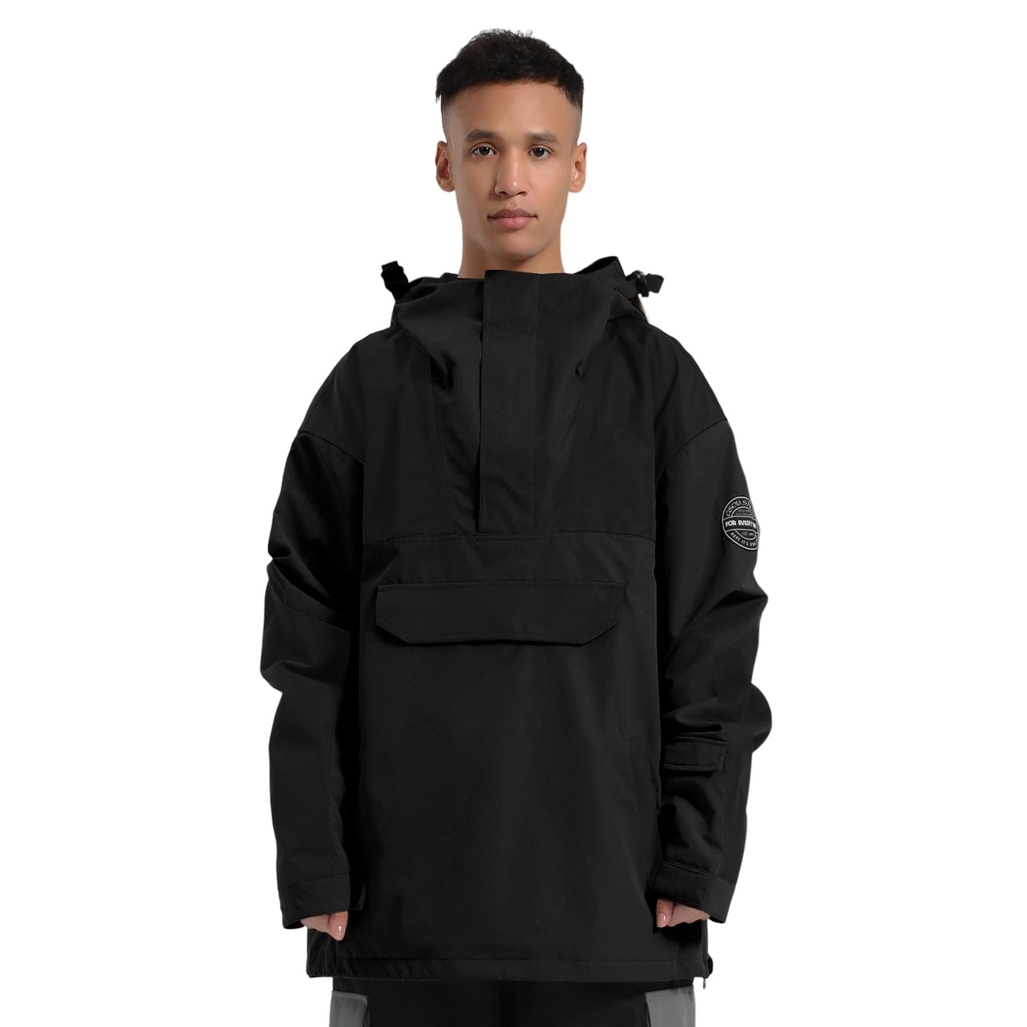 GSOU SNOW Men Ski Jacket Snowboard Coat for Winter Outdoor Sports Waterproof Windproof Snow Pullover Hooded Warm