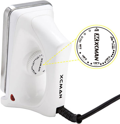 XCMAN Ski Snowboard Waxing Iron 120V 800W with Dimpled Base Plate and Good Thermosta High Temperature Control Accuracy