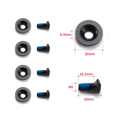 XCMAN Snowboard Binding Screw Set M6x16mm - 8pcs