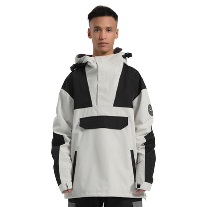 GSOU SNOW Men Ski Jacket Snowboard Coat for Winter Outdoor Sports Waterproof Windproof Snow Pullover Hooded Warm