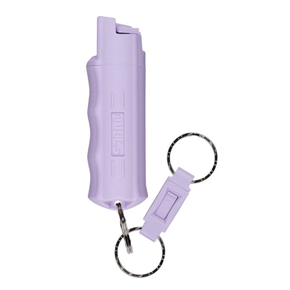SABRE Pepper Spray, Quick Release Keychain for Easy Carry and Fast Access, Finger Grip for More Accurate and Faster Aim, Maximum Police Strength OC Spray, 0.54 fl oz, Secure and Easy to Use Safety