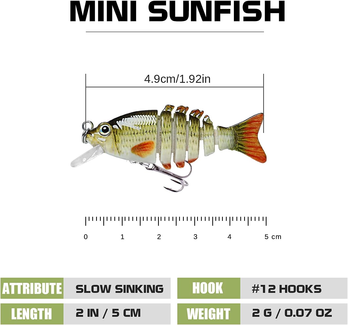 TRUSCEND Swimmax for Freshwater and Saltwater, Lifelike Fishing Lures for Bass Trout Crappie Walleye Pike Bluegill Salmon, Swimbait for Bass Fishing, Amazing Fishing Gear Gifts for Family Fishing