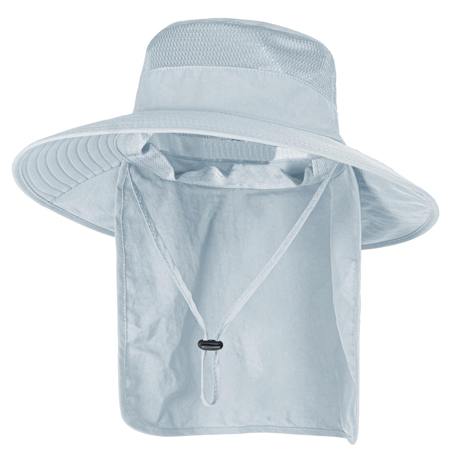 Sun Hats for Men Women Fishing Hat UPF 50+ Breathable Wide Brim Bucket Hats Summer UV Protection Safari Hat with Neck Flap