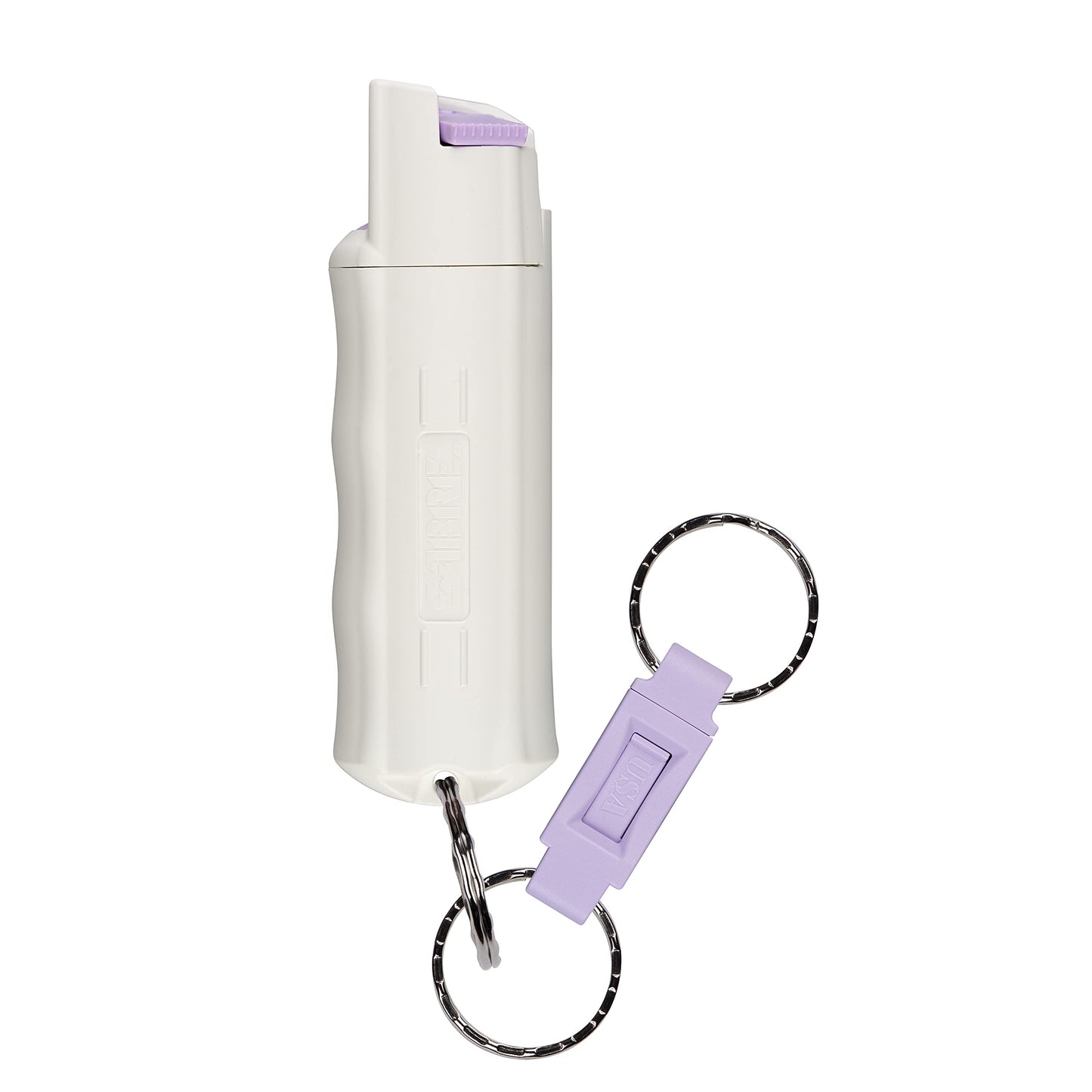 SABRE Pepper Spray, Quick Release Keychain for Easy Carry and Fast Access, Finger Grip for More Accurate and Faster Aim, Maximum Police Strength OC Spray, 0.54 fl oz, Secure and Easy to Use Safety
