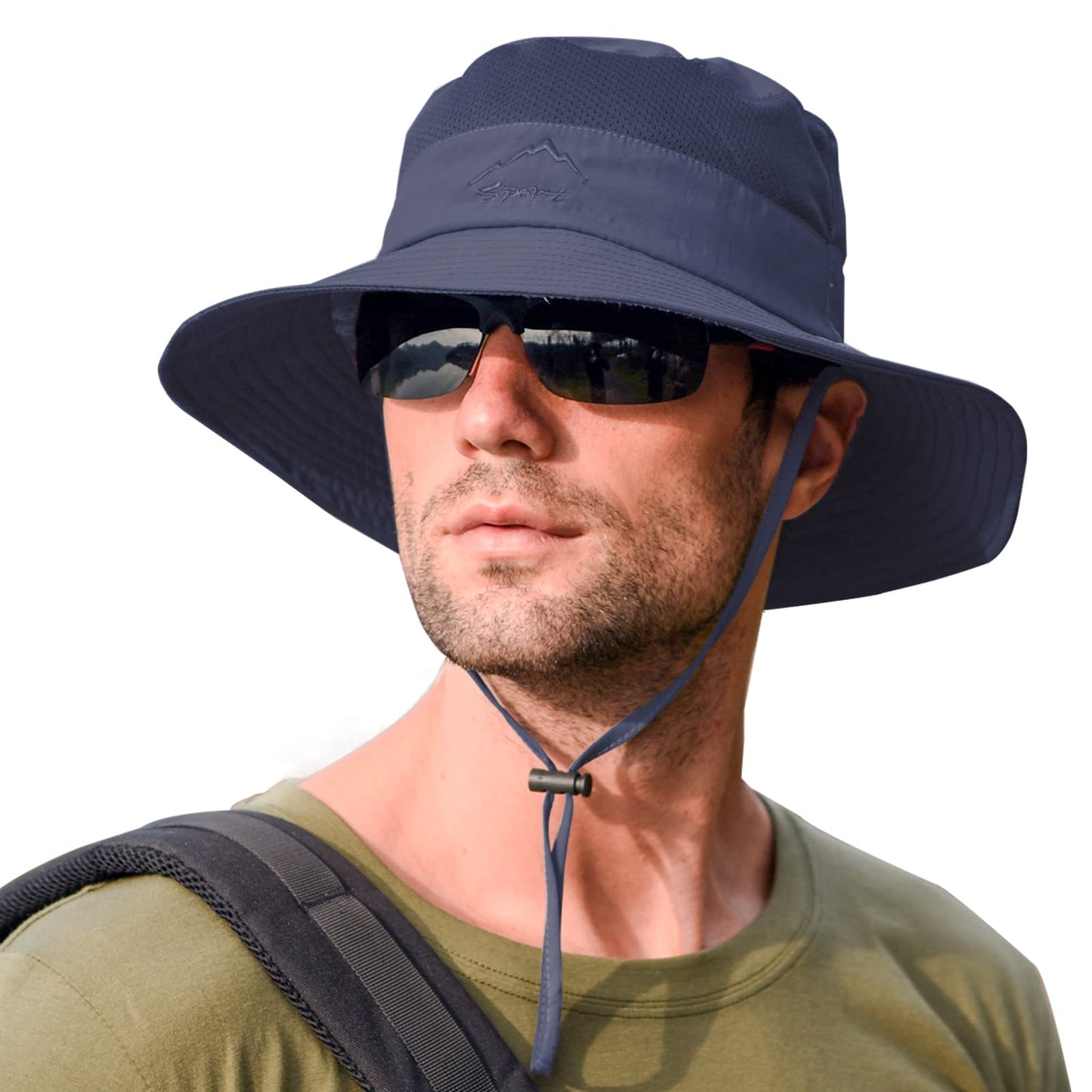 Sun Hats for Men Women Fishing Hat UPF 50+ Breathable Wide Brim Summer UV Protection Hat
