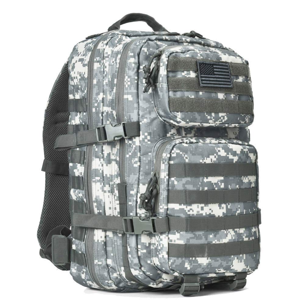 REEBOW GEAR Military Tactical Backpack Large Army 3 Day Assault Pack Molle Bag Backpacks…