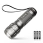 Lighting EVER LED Flashlights High Lumens, Small Flashlight, Zoomable, Waterproof, Adjustable Brightness Flash Light for Outdoor, Emergency, AAA Batteries Included, Tactical & Camping Accessories