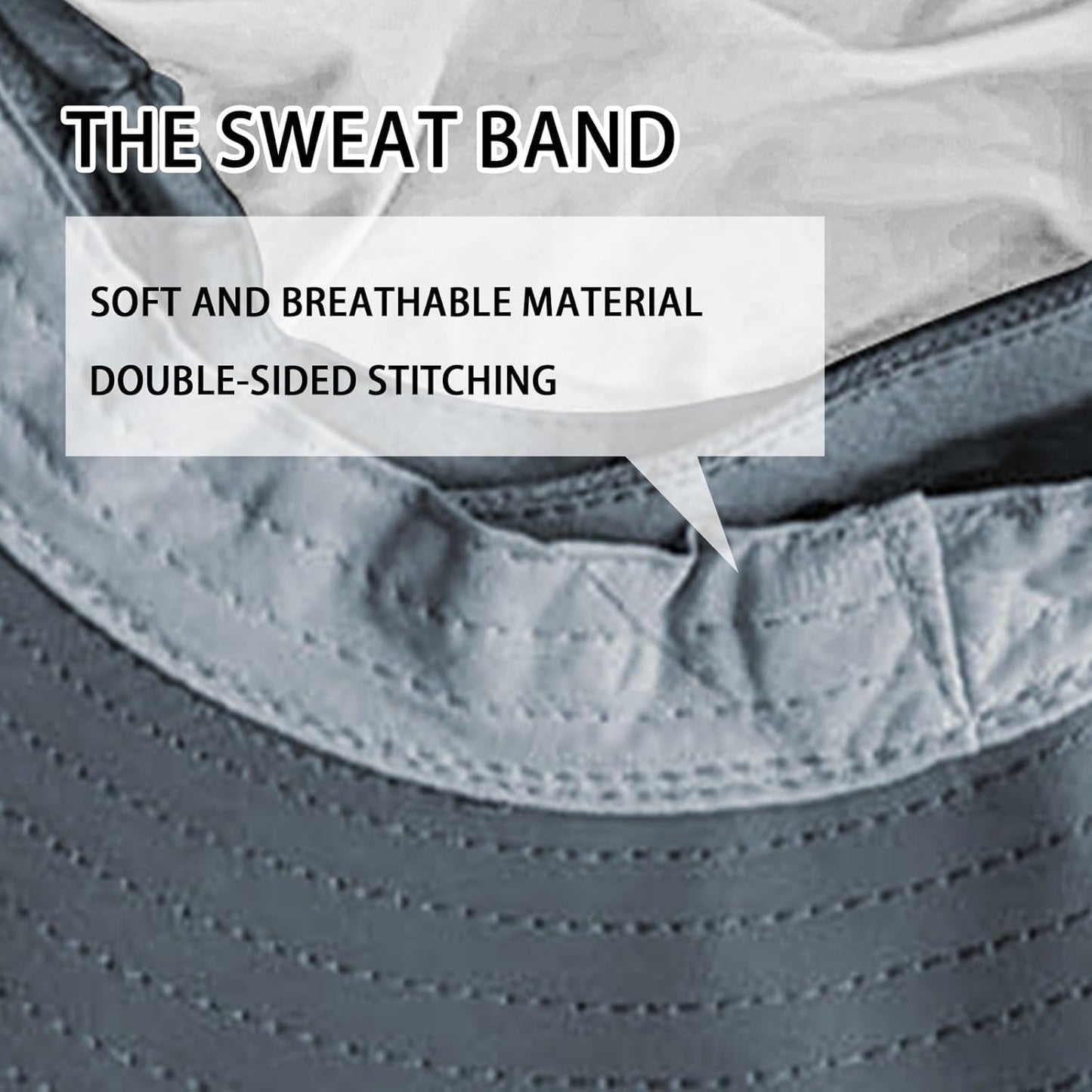 Sun Hats for Men Women Fishing Hat UPF 50+ Breathable Wide Brim Bucket Hats Summer UV Protection Safari Hat with Neck Flap