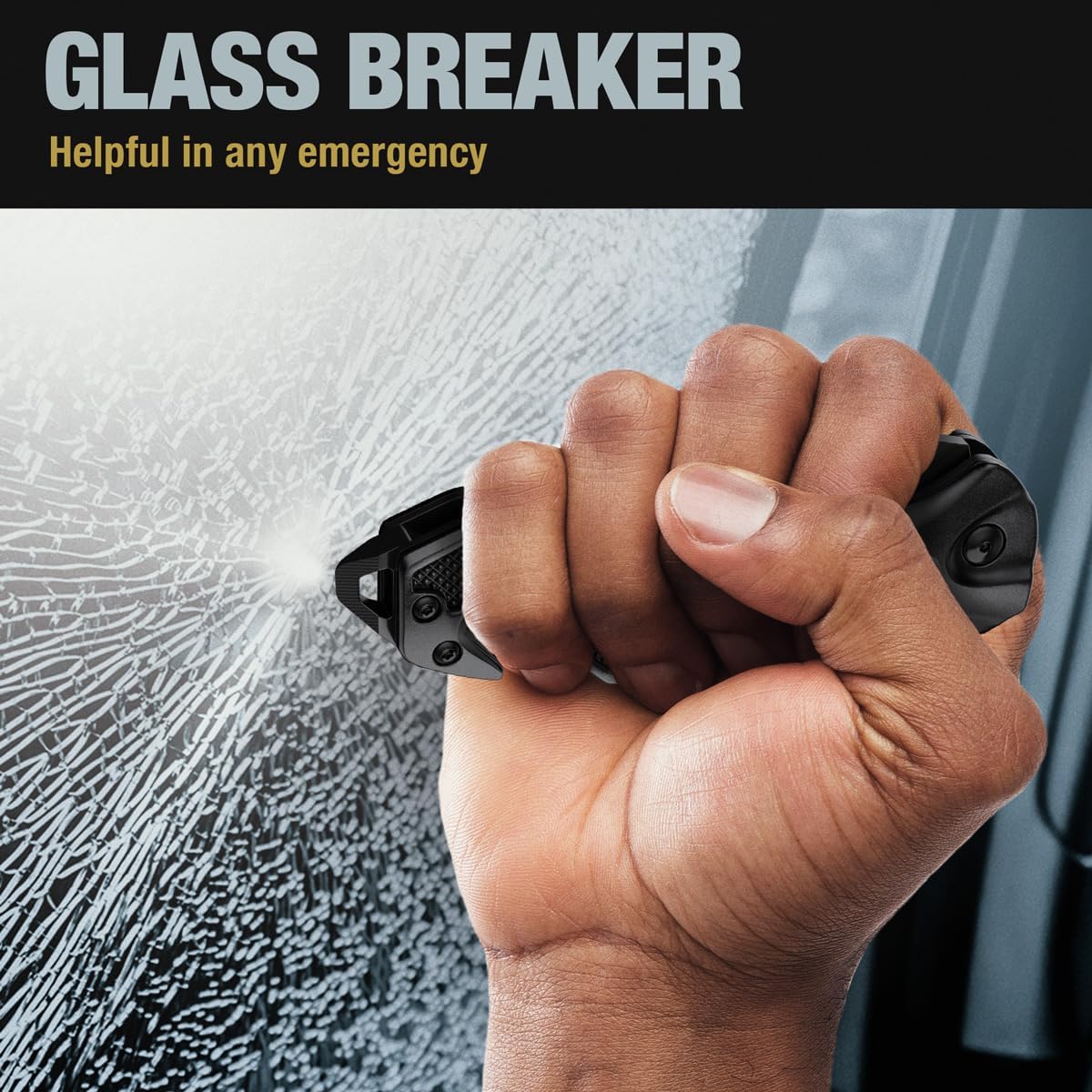 Legal Pocket Knife with 2.95” Serrated Blade, Glass Breaker, Seat Belt Cutter - EDC Sharp Folding Knives with Portable Clip - Small Tool for Tactical Camping Survival Hiking - Gifts for Men 6680