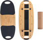 XCMAN Balance Board Surf Trainer with Adjustable Stoppers - 3 Different Distance Options Bamboo Balance Board for Surfing, Snowboarding, Skiing, Skateboarding, Yoga Training
