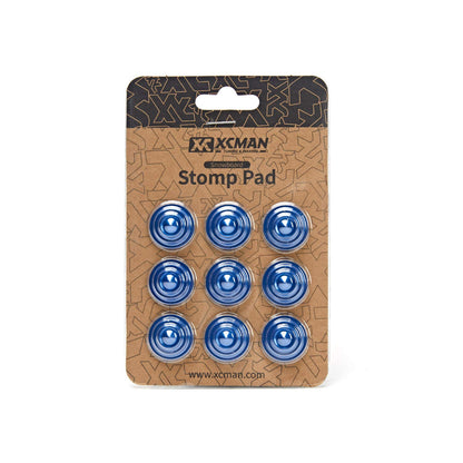XCMAN 4 Layer-Cone Studs Dia 7.87 Inch Aluminum Snowboard Stomp Pad - 9pcs