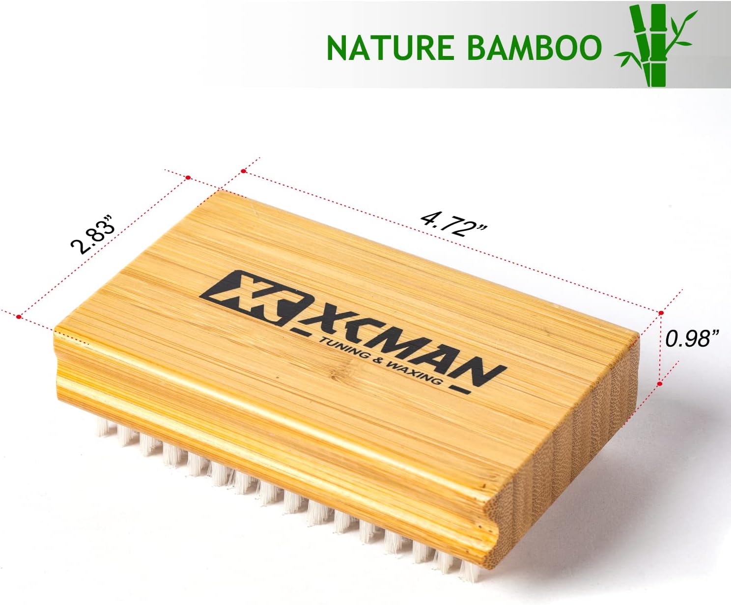 XCMAN Ski Snowboard Waxing Brush Speed Kits - Nylon/Brass/Horsehair 3packs
