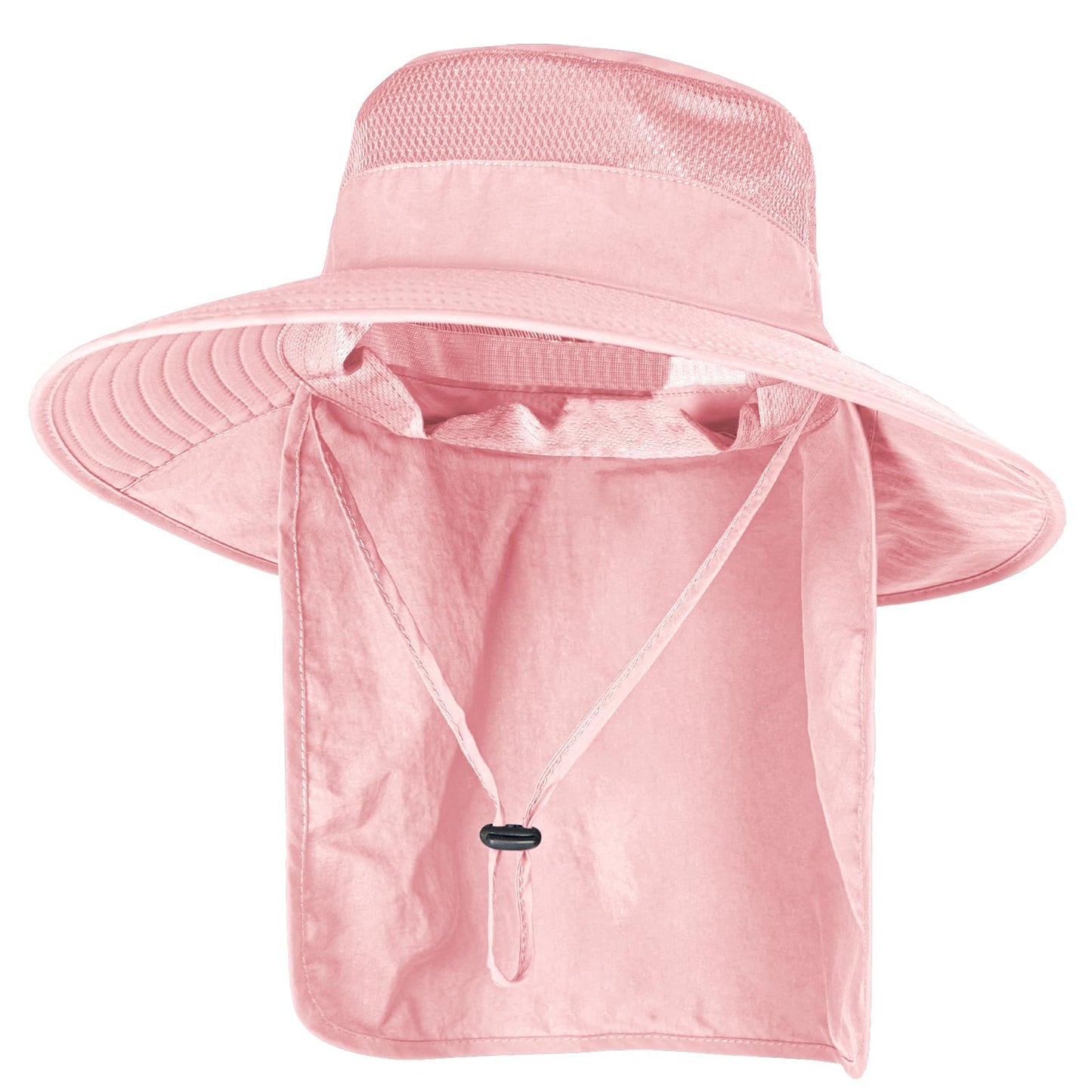 Sun Hats for Men Women Fishing Hat UPF 50+ Breathable Wide Brim Bucket Hats Summer UV Protection Safari Hat with Neck Flap