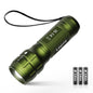 Lighting EVER LED Flashlights High Lumens, Small Flashlight, Zoomable, Waterproof, Adjustable Brightness Flash Light for Outdoor, Emergency, AAA Batteries Included, Tactical & Camping Accessories