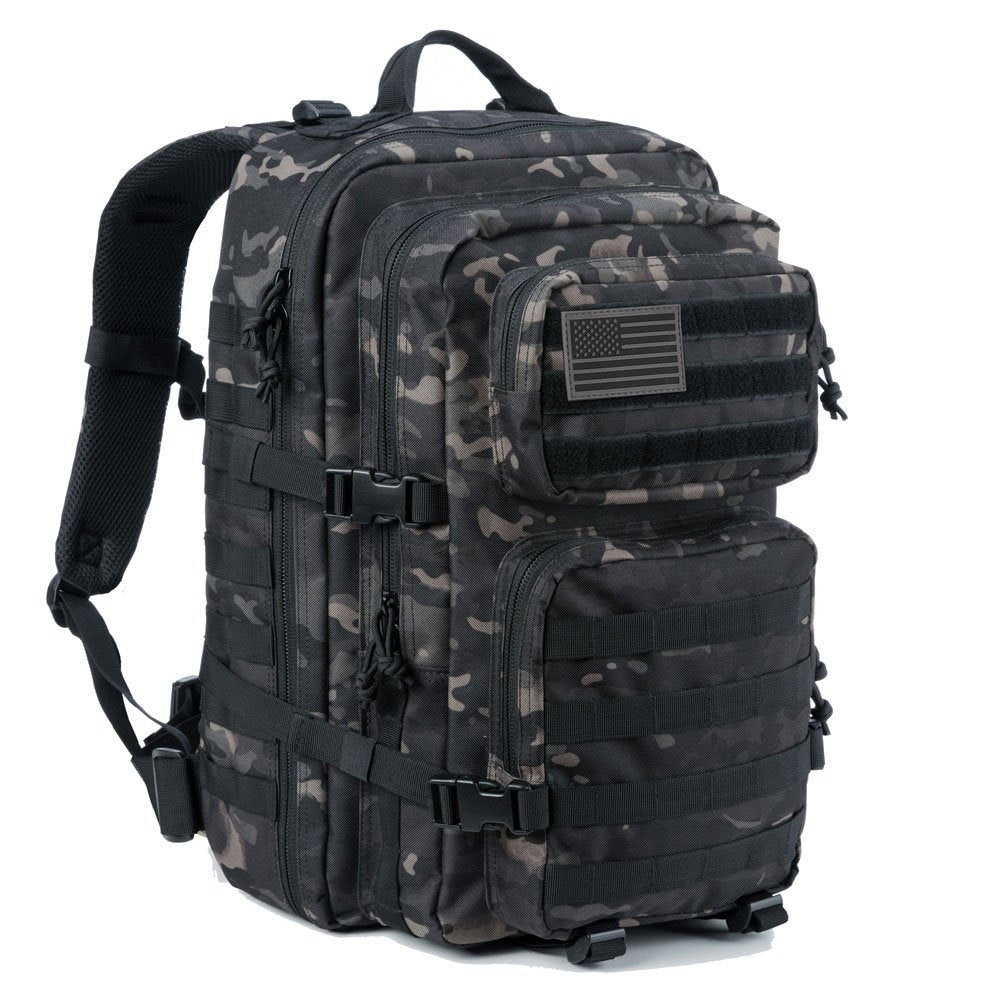 REEBOW GEAR Military Tactical Backpack Large Army 3 Day Assault Pack Molle Bag Backpacks…