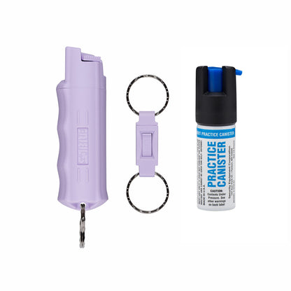 SABRE Pepper Spray, Quick Release Keychain for Easy Carry and Fast Access, Finger Grip for More Accurate and Faster Aim, Maximum Police Strength OC Spray, 0.54 fl oz, Secure and Easy to Use Safety