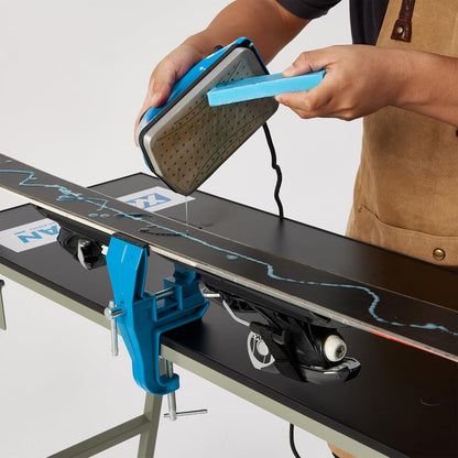 XCMAN Ski Snowboard Waxing Iron 120V 800W with Dimpled Base Plate and Good Thermosta High Temperature Control Accuracy