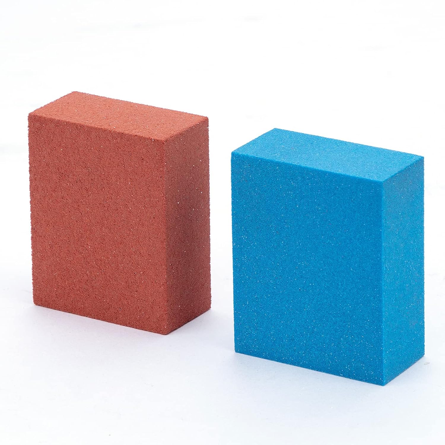 XCMAN Grinding Rubber Gummy Abrasive Block Stone Removes Rust and Burrs - 60 Grit Coarse and 150 Grit Fine-2pcs