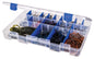 Flambeau Outdoors 4007 Fishing Tackle Box - Includes 12 Dividers, 24 Compartments, Clear Tackle Box Fishing Lure Organizer, Tuff Tainer Tackle Box with Zerust Anti-Rust Dividers