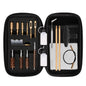 BOOSTEADY Universal Handgun Cleaning kit .22,.357,.38,9mm,.45 Caliber Pistol Cleaning Kit Bronze Bore Brush and Brass Jag Adapter