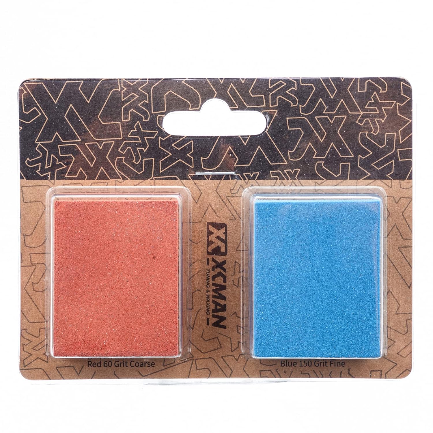 XCMAN Grinding Rubber Gummy Abrasive Block Stone Removes Rust and Burrs - 60 Grit Coarse and 150 Grit Fine-2pcs