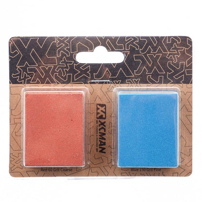 XCMAN Grinding Rubber Gummy Abrasive Block Stone Removes Rust and Burrs - 60 Grit Coarse and 150 Grit Fine-2pcs