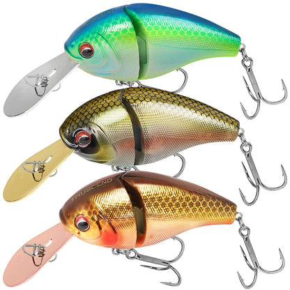 TRUSCEND Swimmax for Freshwater and Saltwater, Lifelike Fishing Lures for Bass Trout Crappie Walleye Pike Bluegill Salmon, Swimbait for Bass Fishing, Amazing Fishing Gear Gifts for Family Fishing
