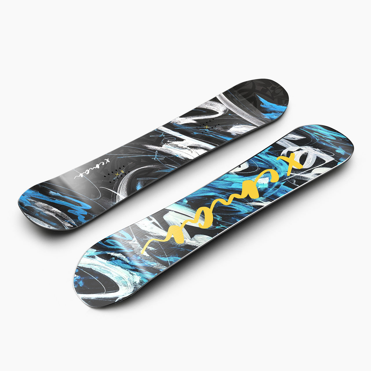 Snowboard accept customized logo