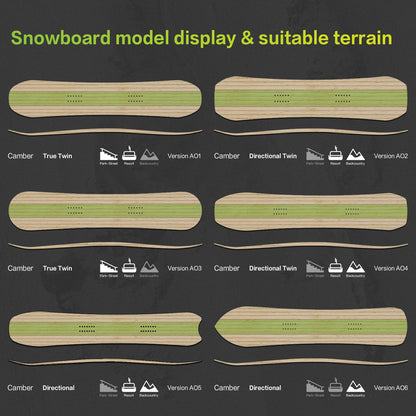 Snowboard accept customized logo